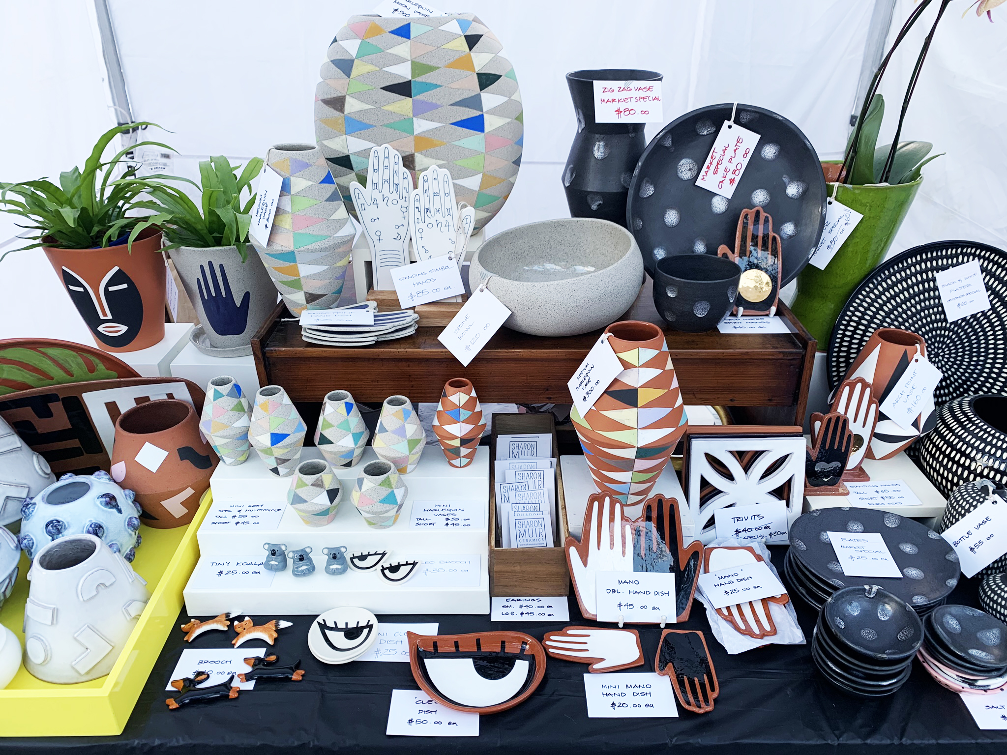 brisbane design markets stall